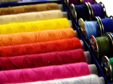 Auch textiles Garn ist rezyklierfähig. Auch textiles Garn ist rezyklierfähig.